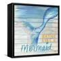 Mermaid Bath I-Elizabeth Medley-Framed Stretched Canvas