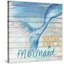 Mermaid Bath I-Elizabeth Medley-Stretched Canvas