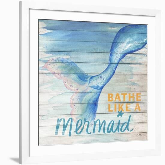 Mermaid Bath I-Elizabeth Medley-Framed Art Print