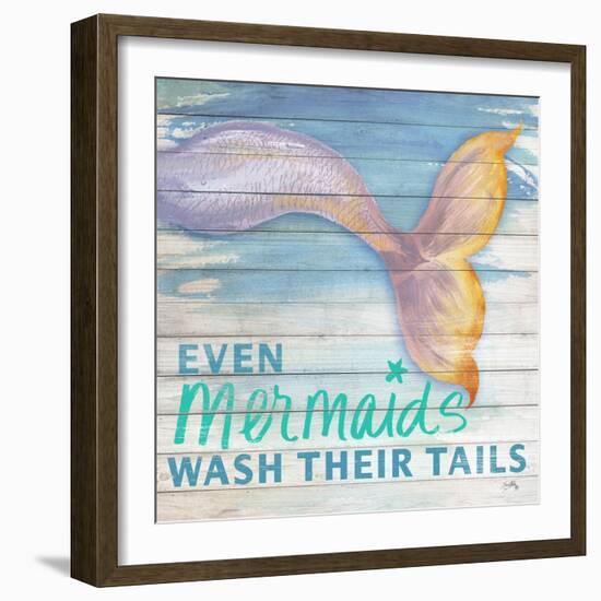 Mermaid Bath II-Elizabeth Medley-Framed Art Print