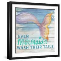 Mermaid Bath II-Elizabeth Medley-Framed Art Print