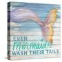 Mermaid Bath II-Elizabeth Medley-Stretched Canvas