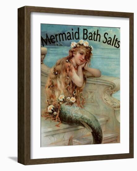 Mermaid Bathsalts-null-Framed Premium Giclee Print