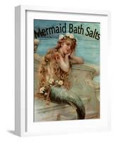 Mermaid Bathsalts-null-Framed Premium Giclee Print