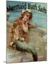 Mermaid Bathsalts-null-Mounted Premium Giclee Print