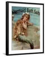 Mermaid Bathsalts-null-Framed Giclee Print