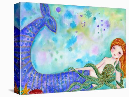 Mermaid Besties-Wyanne-Stretched Canvas