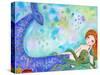 Mermaid Besties-Wyanne-Stretched Canvas