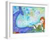 Mermaid Besties-Wyanne-Framed Giclee Print