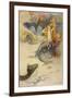 Mermaid Combing Her Hair-Warwick Goble-Framed Photographic Print