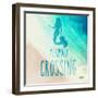 Mermaid Crossing-Julie DeRice-Framed Art Print