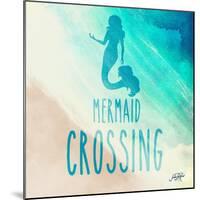 Mermaid Crossing-Julie DeRice-Mounted Art Print