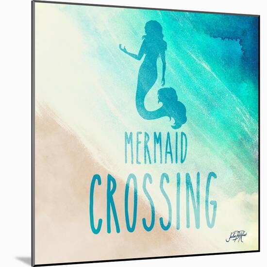 Mermaid Crossing-Julie DeRice-Mounted Art Print