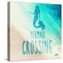 Mermaid Crossing-Julie DeRice-Stretched Canvas