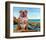 Mermaid Dog-Lucia Heffernan-Framed Art Print