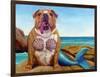 Mermaid Dog-Lucia Heffernan-Framed Art Print