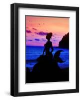 Mermaid Dreams-Julie Fain-Framed Art Print