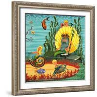 Mermaid Folk-null-Framed Giclee Print