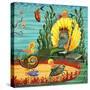 Mermaid Folk-null-Stretched Canvas