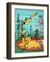 Mermaid Folk-null-Framed Giclee Print