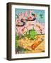 Mermaid Folk-English School-Framed Giclee Print