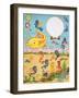 Mermaid Folk-English School-Framed Giclee Print