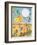 Mermaid Folk-English School-Framed Giclee Print