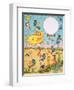 Mermaid Folk-English School-Framed Giclee Print