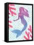 Mermaid Friends I-null-Framed Stretched Canvas