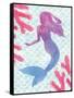 Mermaid Friends I-null-Framed Stretched Canvas