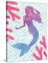 Mermaid Friends I-null-Stretched Canvas