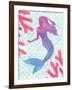 Mermaid Friends I-null-Framed Art Print