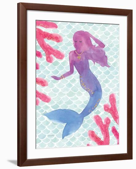 Mermaid Friends I-null-Framed Art Print