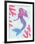 Mermaid Friends I-null-Framed Art Print