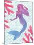 Mermaid Friends I-null-Mounted Art Print