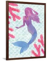 Mermaid Friends I-null-Framed Art Print