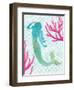 Mermaid Friends II-null-Framed Art Print