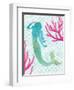 Mermaid Friends II-null-Framed Art Print