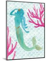 Mermaid Friends II-null-Mounted Art Print