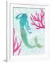 Mermaid Friends II-null-Framed Art Print