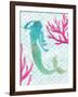 Mermaid Friends II-null-Framed Art Print