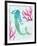 Mermaid Friends II-null-Framed Art Print