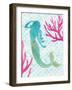 Mermaid Friends II-null-Framed Art Print