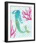 Mermaid Friends II-null-Framed Art Print