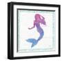 Mermaid Friends III-null-Framed Art Print