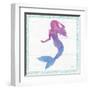 Mermaid Friends III-null-Framed Art Print