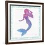 Mermaid Friends III-null-Framed Art Print