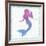 Mermaid Friends III-null-Framed Art Print