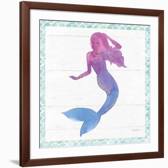 Mermaid Friends III-null-Framed Art Print