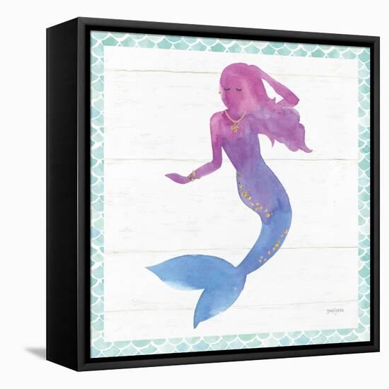 Mermaid Friends III-null-Framed Stretched Canvas